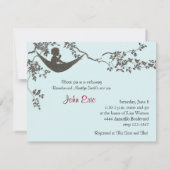  Rock-a-bye Baby shower Uitnodiging (Achterkant)