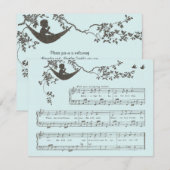  Rock-a-bye Baby shower Uitnodiging (Voorkant / Achterkant)