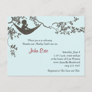  Rock-a-bye Baby shower Uitnodiging