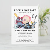 Rock A Bye | Rock & Roll Baby Shower (Staand voorkant)