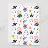 Rock A Bye | Rock & Roll Baby Shower (Achterkant)