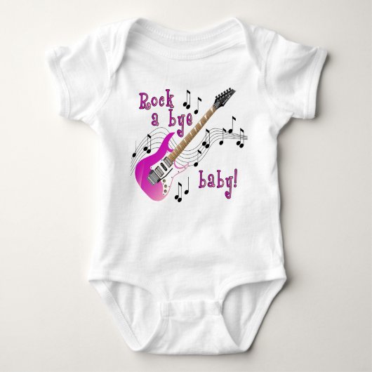 Rock A Dag Baby Pink Romper (Voorkant)