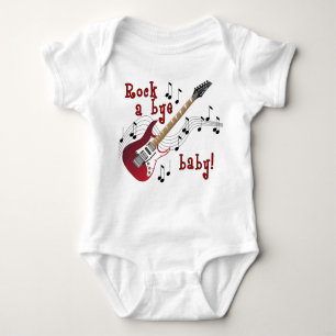 Rock A Dag Baby Red Romper