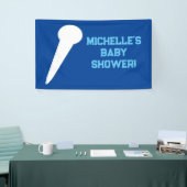 Rock a Dag Rock Star Guitar Baby shower Banner (Beurs)