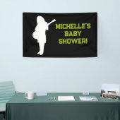 Rock a Dag Rock Star Guitar Baby shower Banner (Beurs)