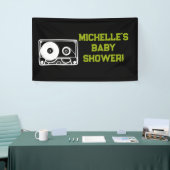 Rock a Dag Rock Star Guitar Baby shower Banner (Beurs)