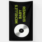 Rock a Dag Rock Star Guitar Baby shower Banner (Verticaal)