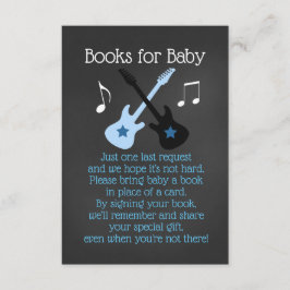 Rock a Dag Rockstar Books voor Baby Informatiekaartje