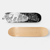 Rock a Hula Tattoo Persoonlijk Skateboard (Horizontaal)