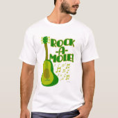 Rock A Mole Funny Avocado Cartoon Slogan Art T-Shi T-shirt (Voorkant)