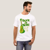 Rock A Mole Funny Avocado Cartoon Slogan Art T-Shi T-shirt (Voorkant volledig)
