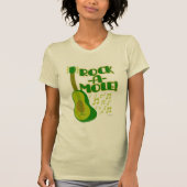 Rock A Mole Funny Avocado Cartoon Slogan Art T-shirt (Voorkant)