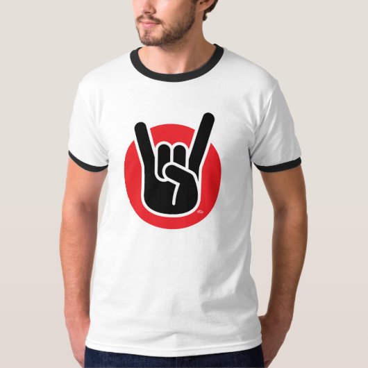 Rock aan. t-shirt (Voorkant)