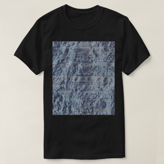 Rock Abstract gives 3D effect T-shirt (Design voorkant)