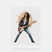 Rock acrylic sign acryl bord (Voorkant)