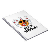 Rock And Bowl Grappige Bowling Grappen Notitieboek (Rechterzijde)