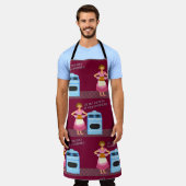 Rock and Casserole Grappige Snarky huisvrouw kunst Schort (Gedragen)