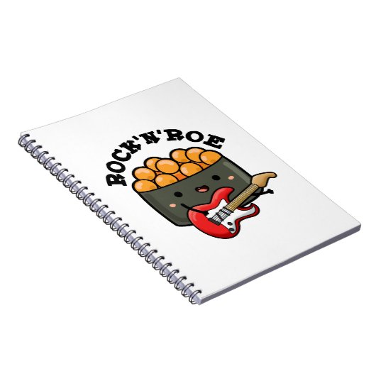 Rock And Roe Grappige Sushi Grap Notitieboek (Rechterzijde)