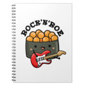 Rock And Roe Grappige Sushi Grap Notitieboek (Voorkant)