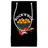 Rock and Roe Grappige Sushi Pun Donker BG Klein Cadeauzakje (Voorkant)