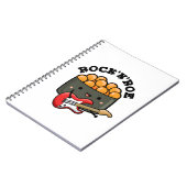 Rock and Roe Grappige Sushi Pun Notitieboek (Linkerzijde)