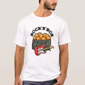 Rock and Roe Grappige Sushi Pun T-shirt (Voorkant)