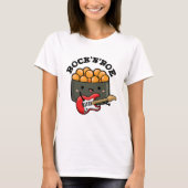 Rock and Roe Grappige Sushi Pun T-shirt (Voorkant)