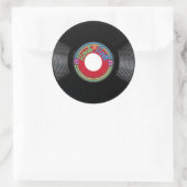 Rock and Roll 45 rpm Record Sticker (Tas)