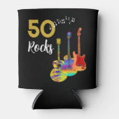 Rock and Roll 50ste verjaardagsfeestje Blikjeskoeler (Voorkant)