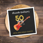 Rock and Roll 50ste verjaardagsfeestje Servet