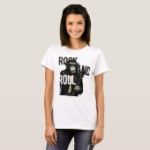 Rock and roll aap rebel t-shirt (Voorkant volledig)