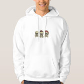 Rock and Roll albumhoes, met een schedel en een kr Hoodie (Voorkant)