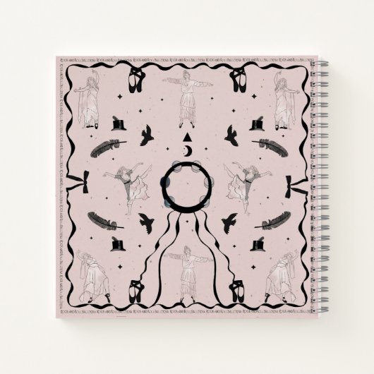 Rock and Roll Ballerina II Notitieboek (Achterkant)