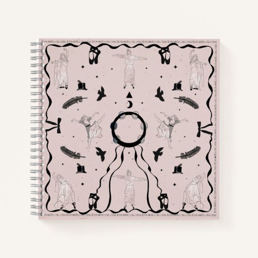 Rock and Roll Ballerina II Notitieboek (Voorkant)