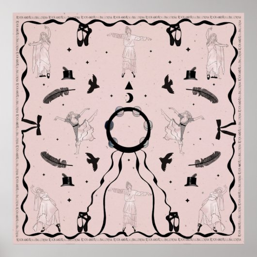 Rock and Roll Ballerina II Poster (Voorkant)