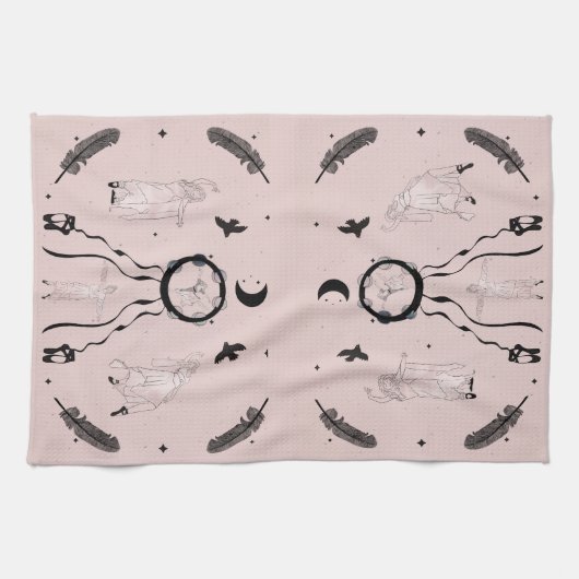 Rock and Roll Ballerina II Theedoek (Horizontaal)