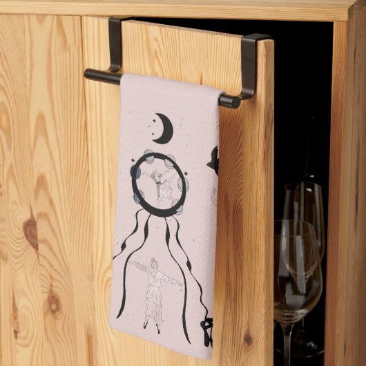 Rock and Roll Ballerina II Theedoek (Derde Gevouwen)