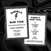 Rock and Roll Black Bach Tour Bachelorette Weekend Kaart