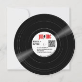 Rock and Roll Bolt Vinyl White Save The Date (Achterkant)