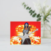 Rock and Roll Briefkaart (Staand voorkant)