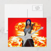 Rock and Roll Briefkaart (Voorkant / Achterkant)