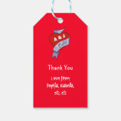 Rock and Roll Bruiloft  Cadeaulabel (Achterkant)
