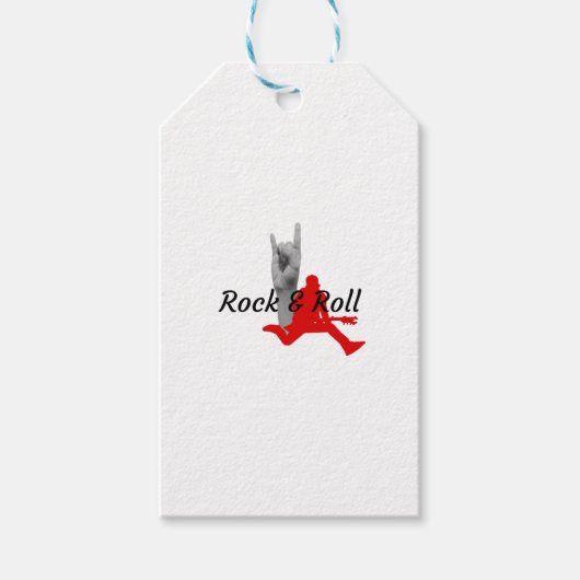 Rock And Roll Cadeaulabel (Voorkant)