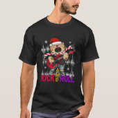 Rock and Roll Cat Guitar T-shirt (Voorkant)