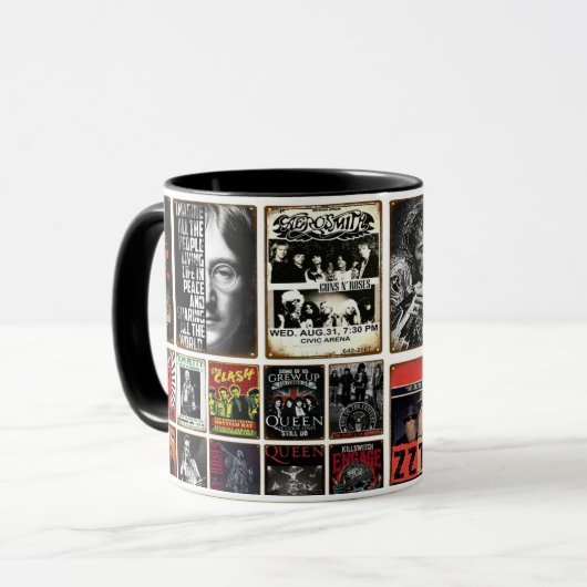 Rock and Roll Classic Mok, 11 oz Mok (Voorkant links)