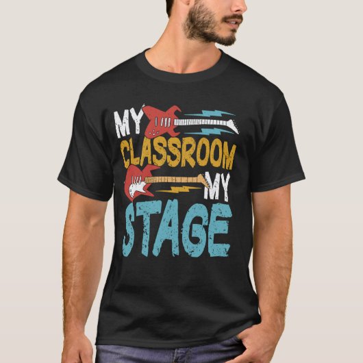 Rock And Roll Docent T-shirt (Voorkant)