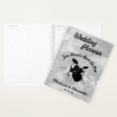 Rock and Roll Drummer Wedding Musician Drum Kit Planner (Display)
