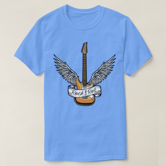 Rock and Roll - Electronic Rock Guitar1059 T-shirt (Design voorkant)