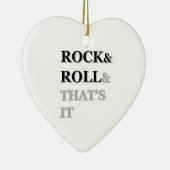 Rock and Roll en dat is het Keramisch Ornament (Rechts)