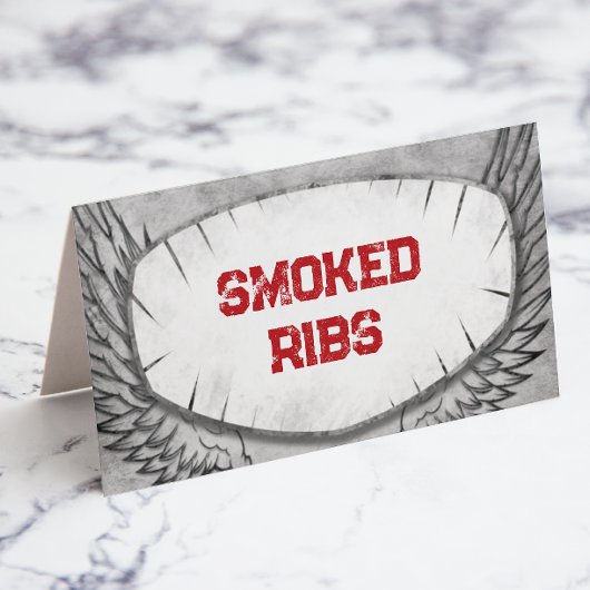 Rock and Roll - Food Label Kaart